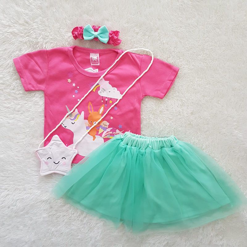 Baju Bayi Star Unicorn set