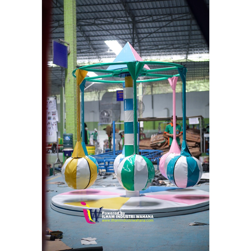 wahana playground indoor spaceship mainan anak anak