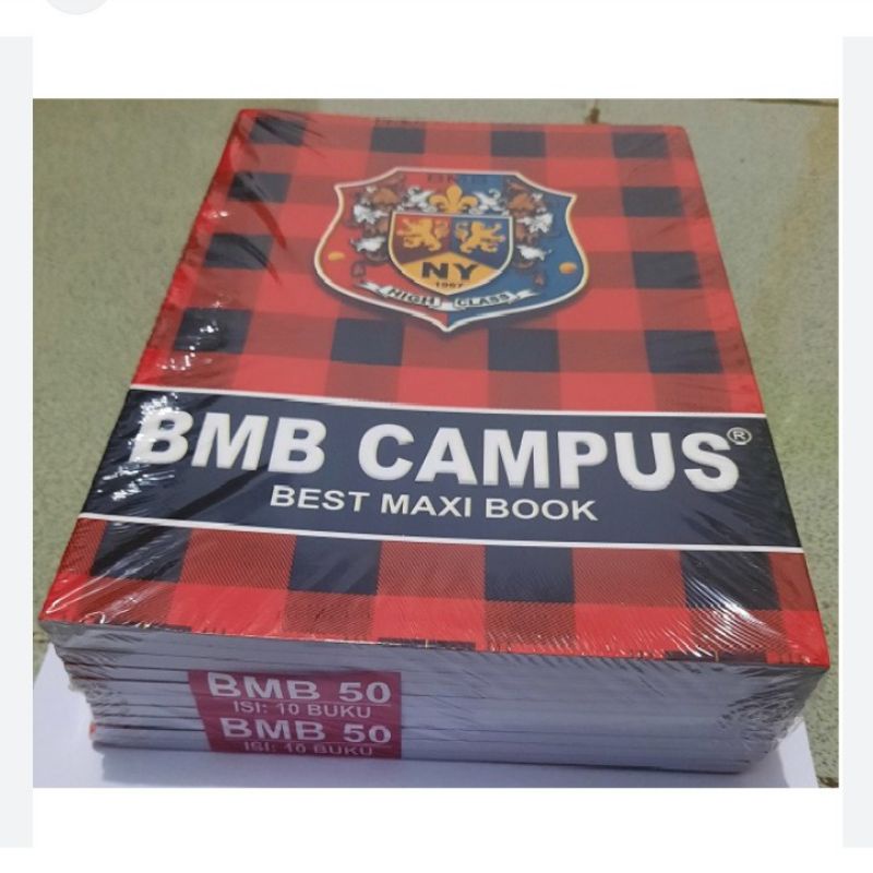 

buku tulis BMB Campus isi 50 lembar 10 buku