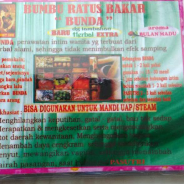 

☆ Bumbu Ratus Bakar Bunda Isi 10 Sachet ✺