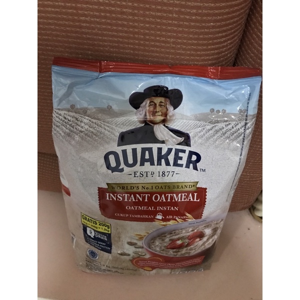 

✨NEW✨ -QUAKER INSTANT OATMEAL 1.2kg | HAVERMOUT- 1.1.23