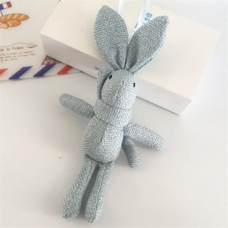 New Arrival Lucu Lembut Renda Gaun Kelinci Boneka Plush Animal Bunny Mainan Hewan Peliharaan Fashion Untuk Bayi Perempuan Anak Hadiah Boneka Hewan Gantungan Kunci