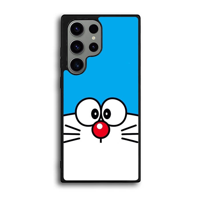 Casing Hardcase Case Samsung Galaxy S23 S22 S21 Plus Ultra FE Doraemon Face Cute AB0848 Custom Case