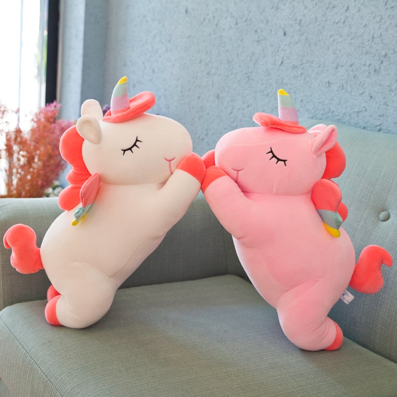 Mainan Stuff Unicorn Stuffed Doll Plush Bantal Cushion Anak Grils Hadiah Ulang Tahun