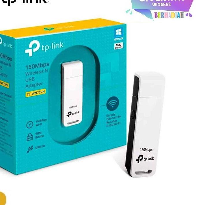 ♟ TPLink TL-WN727N USB Wireless WiFi Adapter TP-LINK TL WN727N WN727 N1 ➾
