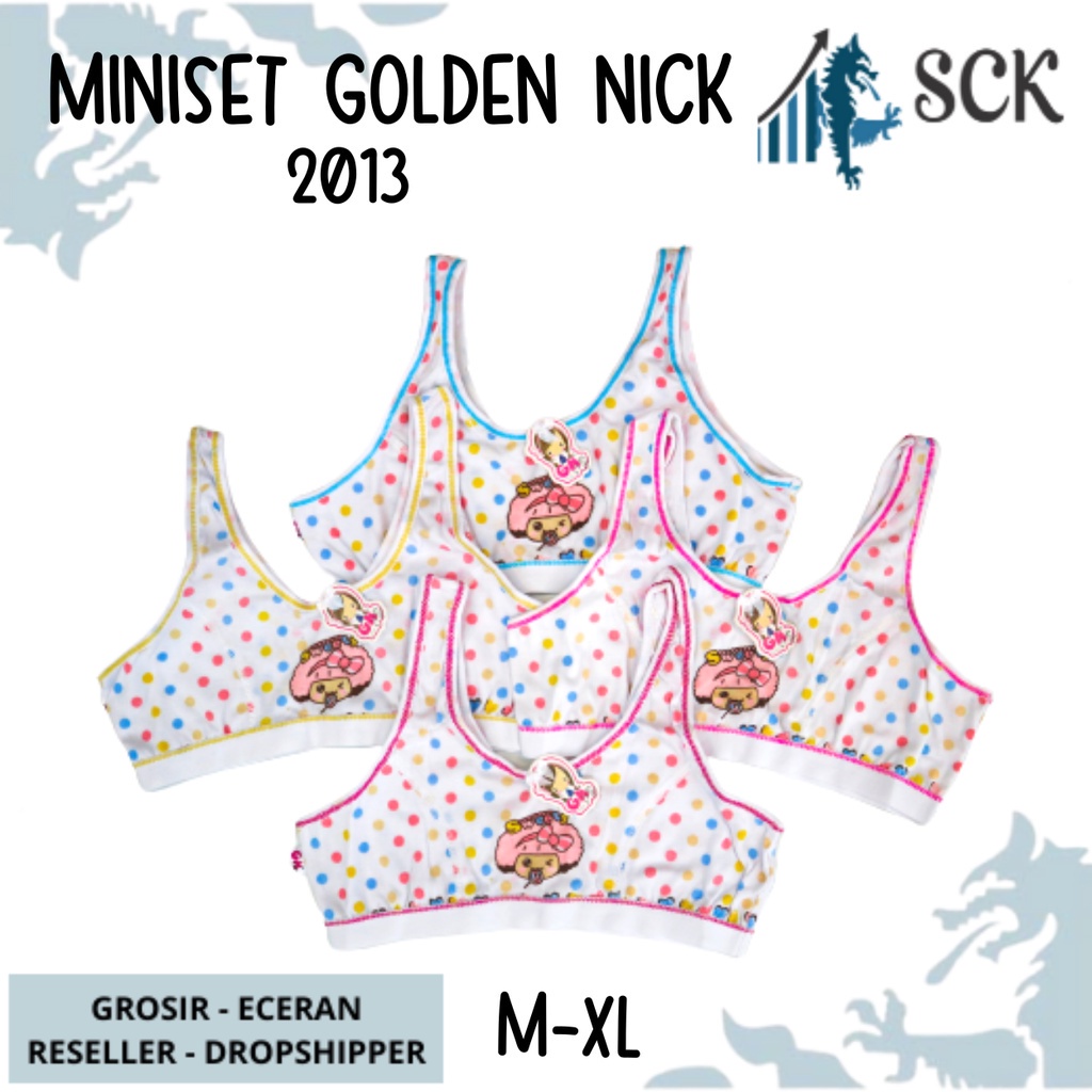 [ISI 3] Miniset GOLDEN NICK SA 2013 Anak Remaja / Pakaian Dalam Abg Warna - sckmenwear GROSIR