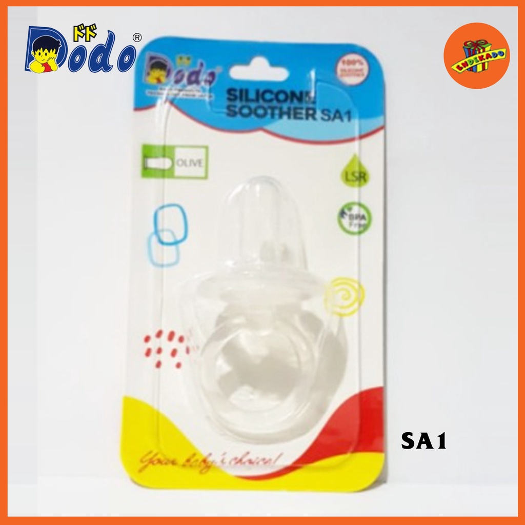 DODO Silicone Soother SA1 SA2 - Empeng Bulat