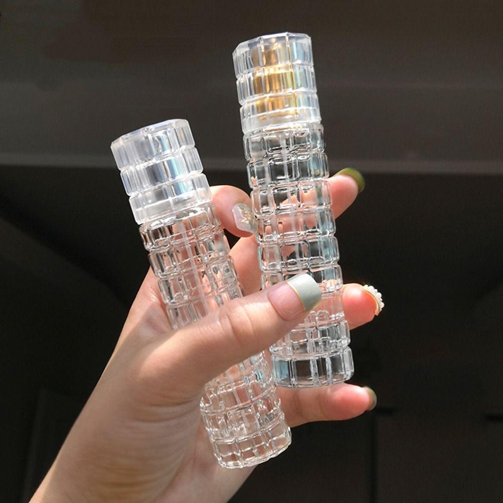 [Elegan] Botol Parfum Kaca Indah 30ml Botol Isi Ulang Portabel Sampel Vial Parfum Tekan Botol Mist Wadah Kosmetik