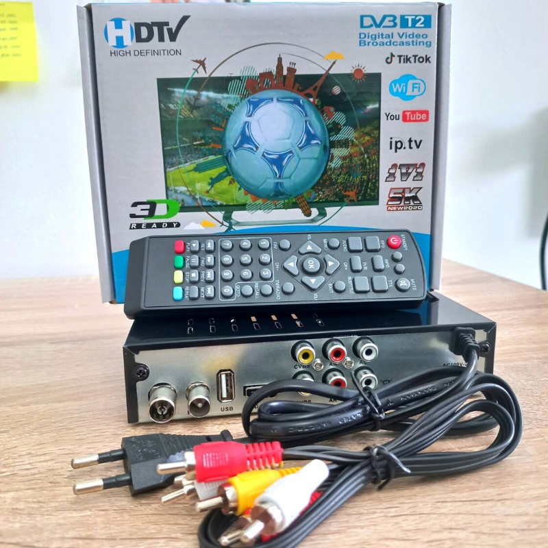 Set Top Box Tv Digital Tabung Antena Televisi Penguat Sinyal Chanel TV STB DVB T2 Full HD Receiver Wifi Youtube Chanel Penerima Siaran Digital Penguat Sinyal STB Dvb Semua Jenis Televisi Premium Original