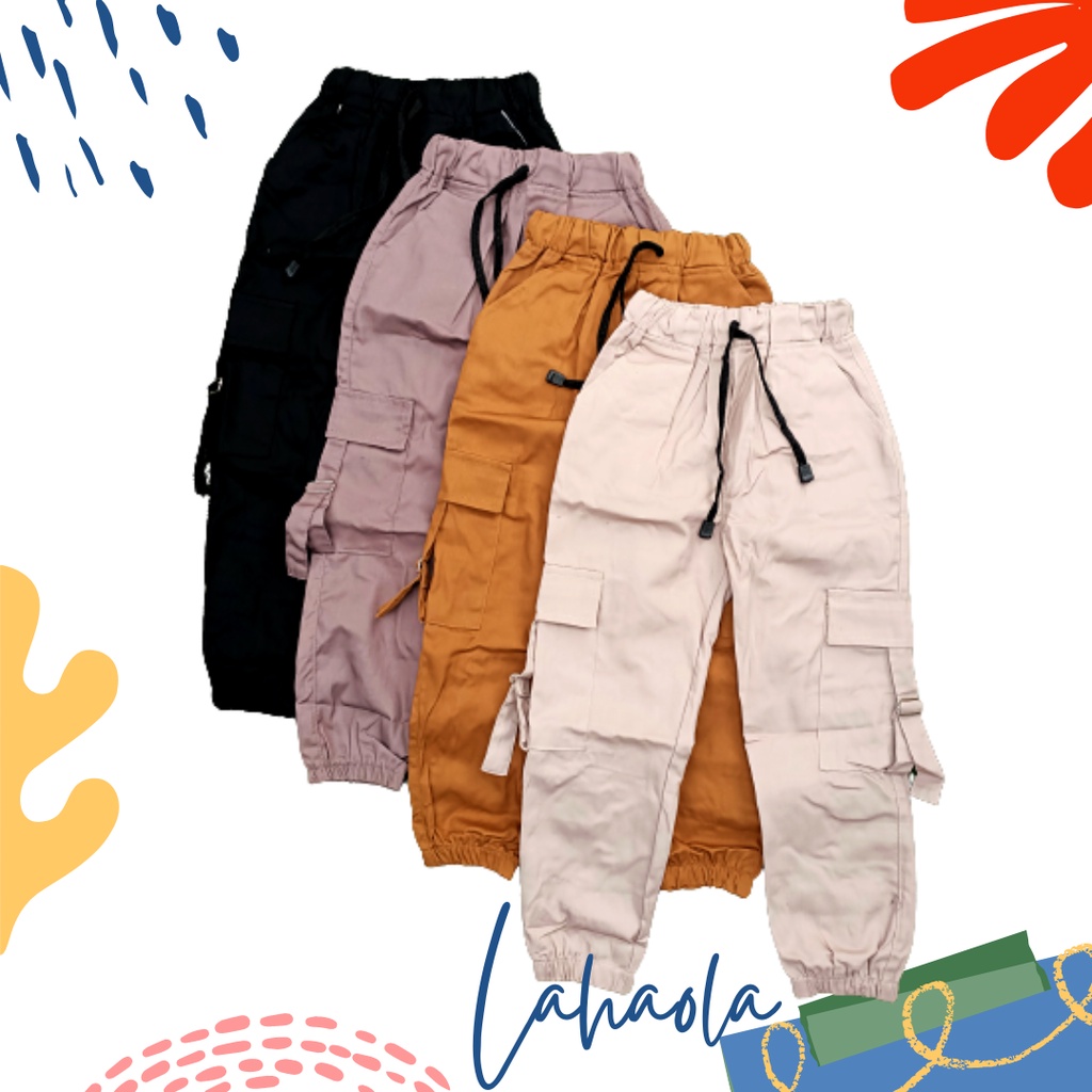 grosir celana joger cargo anak perempuan 1-13 tahun