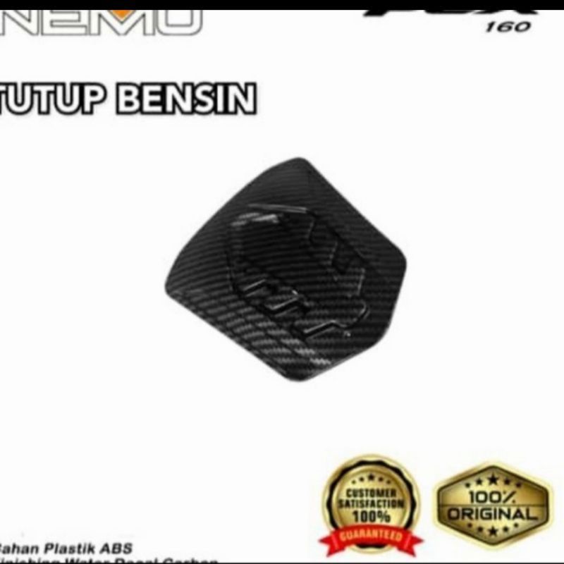 Cover tutup tangki Pcx 160 Carbon Nemo