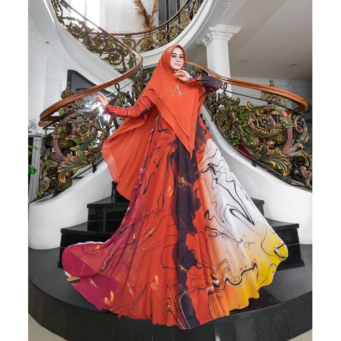 Gamis syari Marble series fm