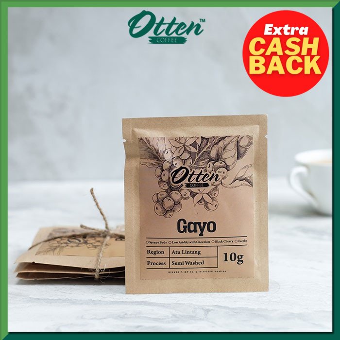 

Drip Coffee 10g Arabica Aceh Gayo Atu Lintang (4 Sachet)