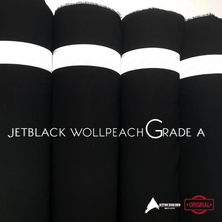 [GZ6891] BAHAN JETBLACK WOLFIS/KAIN JETBLACK/KAIN ABAYA/JETBLACK LEUWITEX/JETBLACK PREMIUM/JETBLACK 