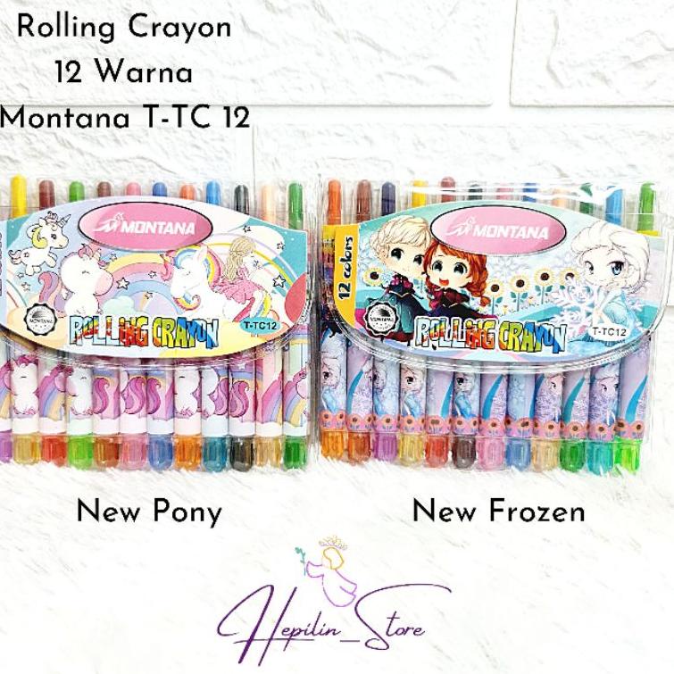 

E99 Crayon PUTAR PENDEK BT21, My Little Pony , Frozen , Batman , Avengers , Cars / Crayon Putar Kecil My Little Pony Mini READY ㊰