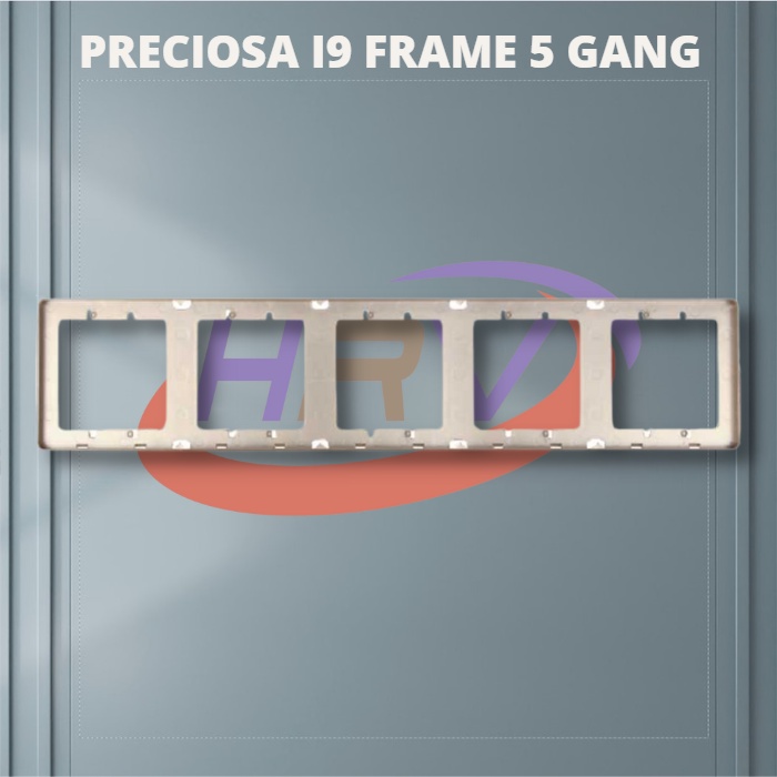 PRECIOSA V11586 - Gold 5 Gang Frame NERO