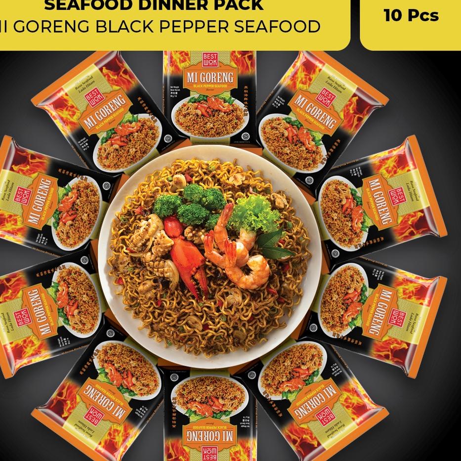 

Limited |JKH|Best Wok Mi Goreng Blackpepper Seafood Dinner Pack (10 pcs)