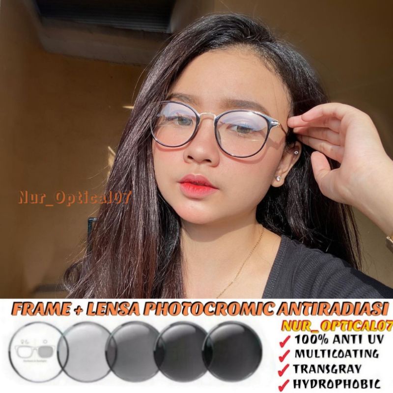 KODE 1050 FRAME TRENDY | FRAM MINUS PRIA/WANITA | frame + Lensa