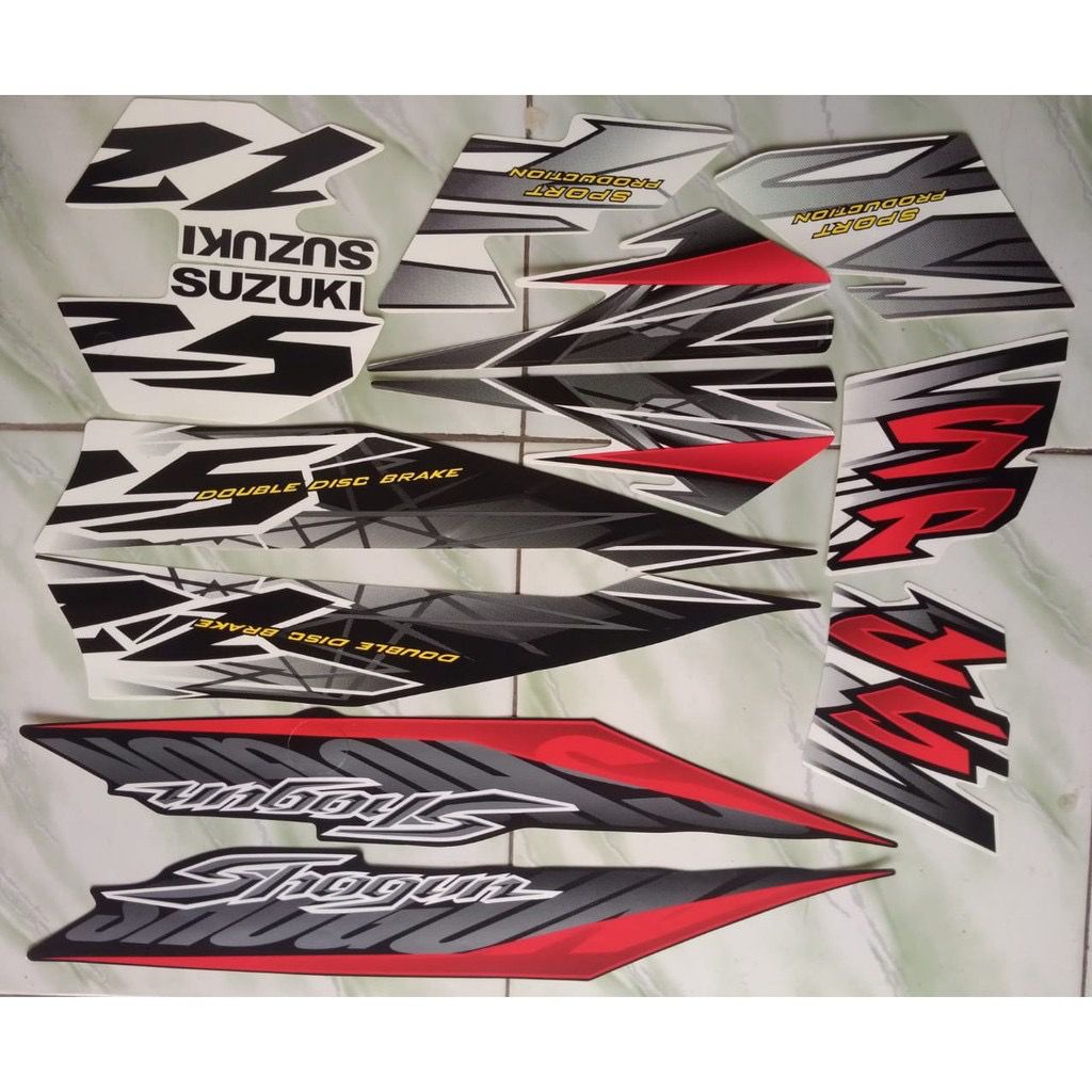 strping variasi ori Suzuki Shogun 125 SP 2008 / strping Suzuki Shogun 125 SP 2008 / Suzuki Shogun 12
