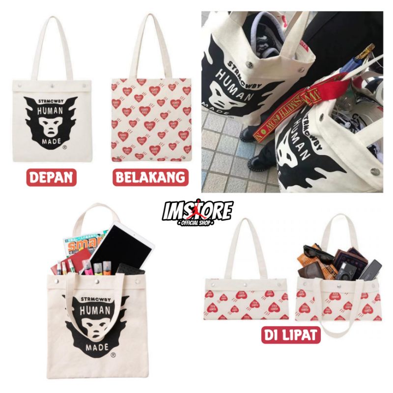 Tote Bag Human Made Japan Magazine (Bisa Dilipat)