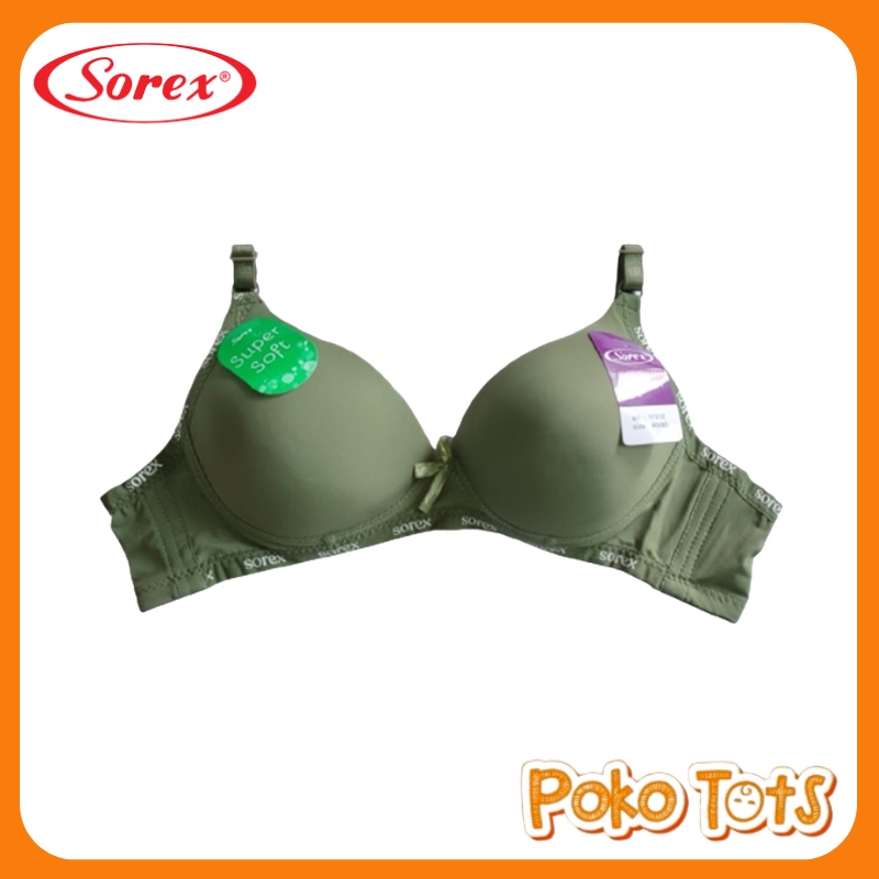 Sorex Bra Tanpa Kawat Super Soft Cup B Kait 2 Pakaian Dalam Wanita Casual Style Bra 17232 BH Casual Sorex Beha WHS