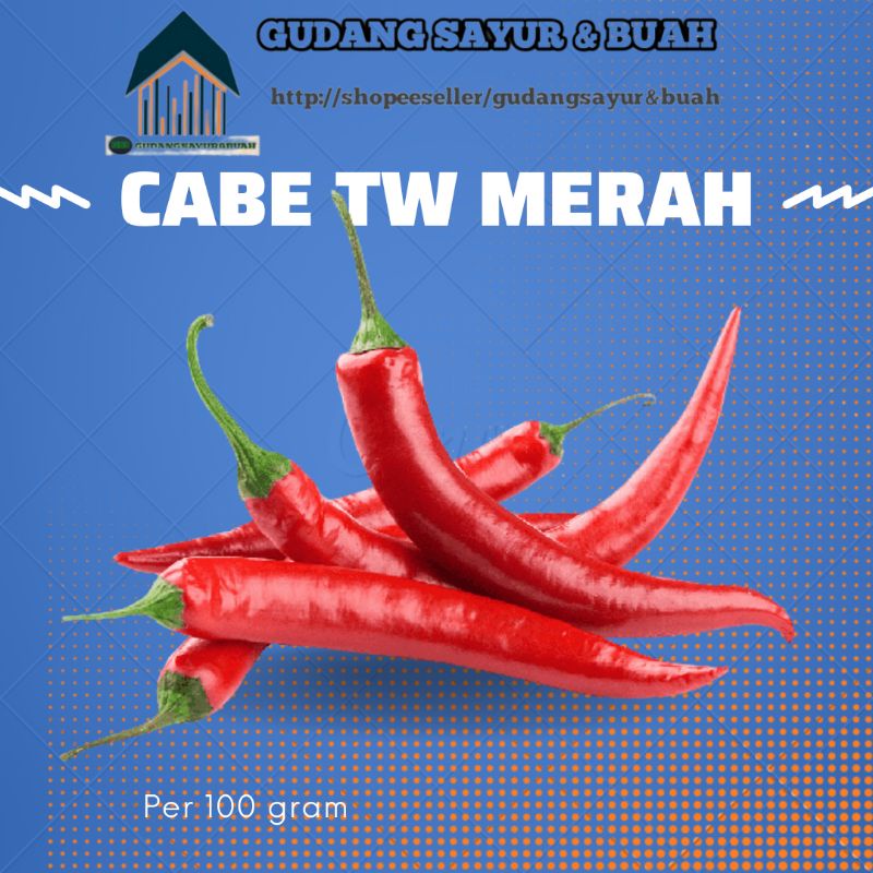 

CABE TW MERAH 100 GR