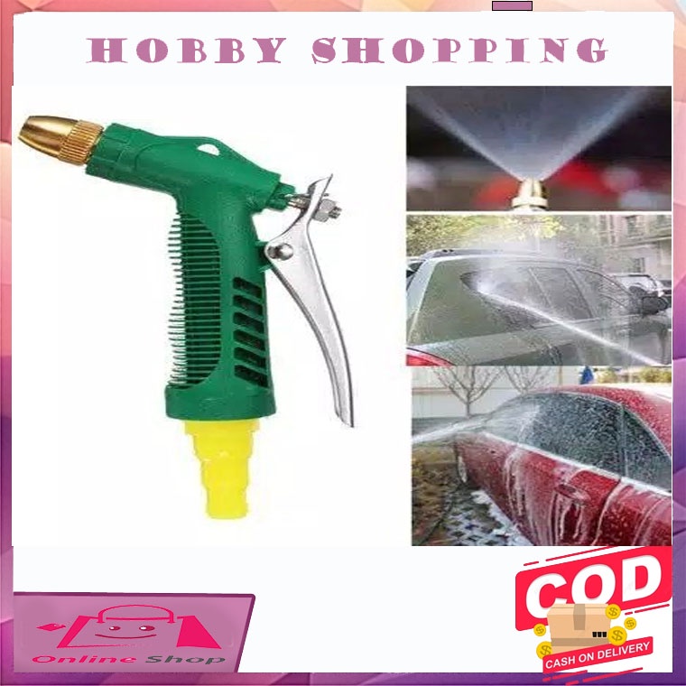 HOBI Paket Alat Semprotan Air Dengan Selang Anti Lumut 3 - 15 Meter / Selang Air Dengan Jet Spray Diameter 1/2 Inch