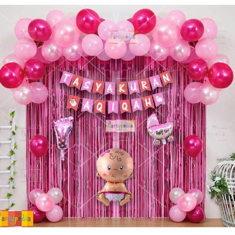 [KODE EFWKU] PAKET DEKORASI AQIQAH ANAK PEREMPUAN
