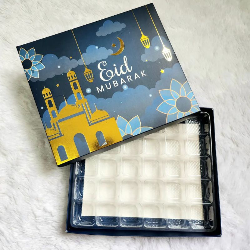 

(5 Pc) Box IDUL FITRI Sekat 20 dan 30 Dus Sekat Lebaran Packaging Nastar Paperbag Brownies Cokelat IdulFitri