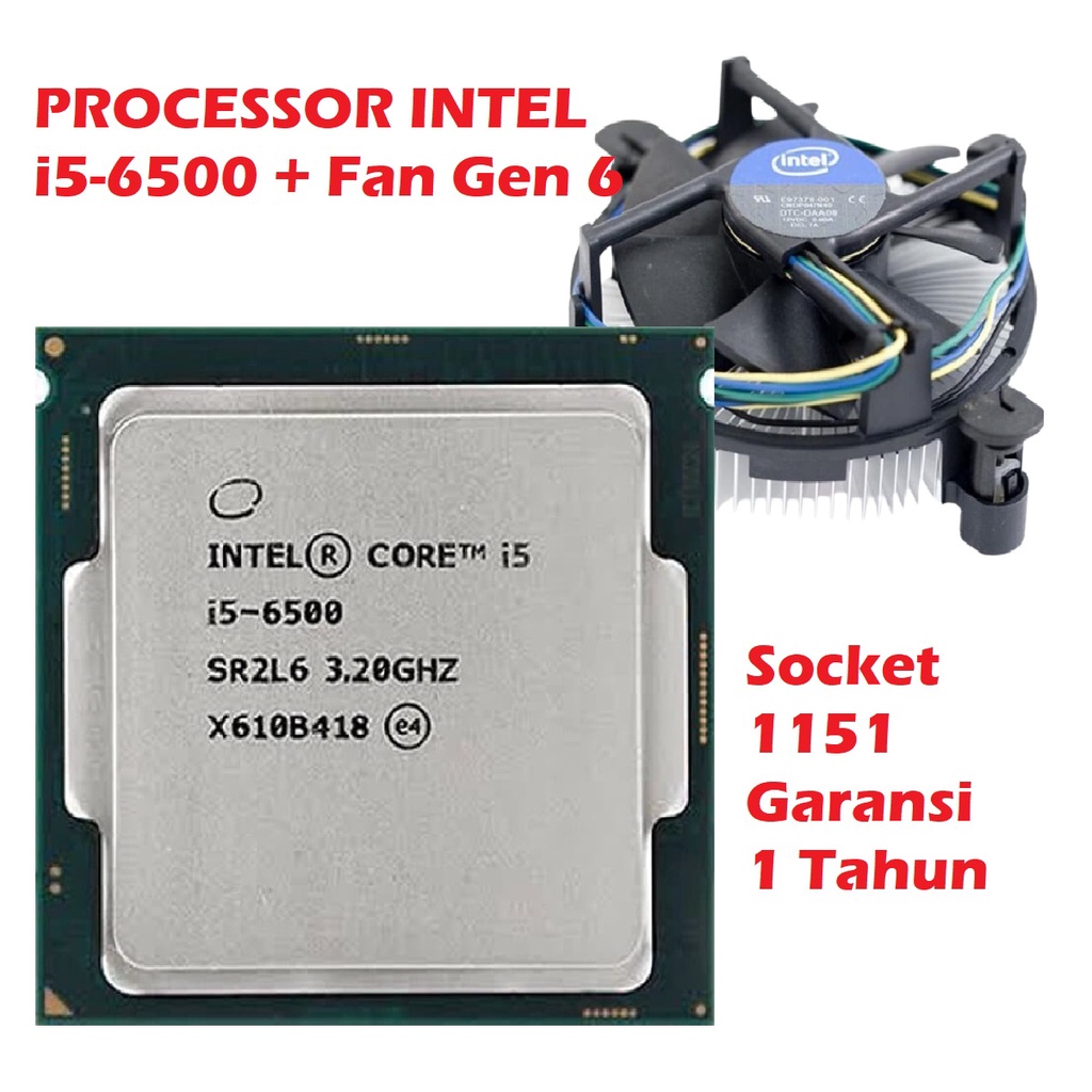 CPU KOMPUTER INTEL GEN 6 CORE i3-6100 CORE i5-6500 CORE i7-6700 RAM 8G HD 500G INTEL GEN 6 SOCKET 1151 DDR4