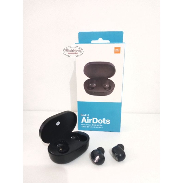 Headset bluetooth Airdots Biru Earphone Wireless Airdots 1