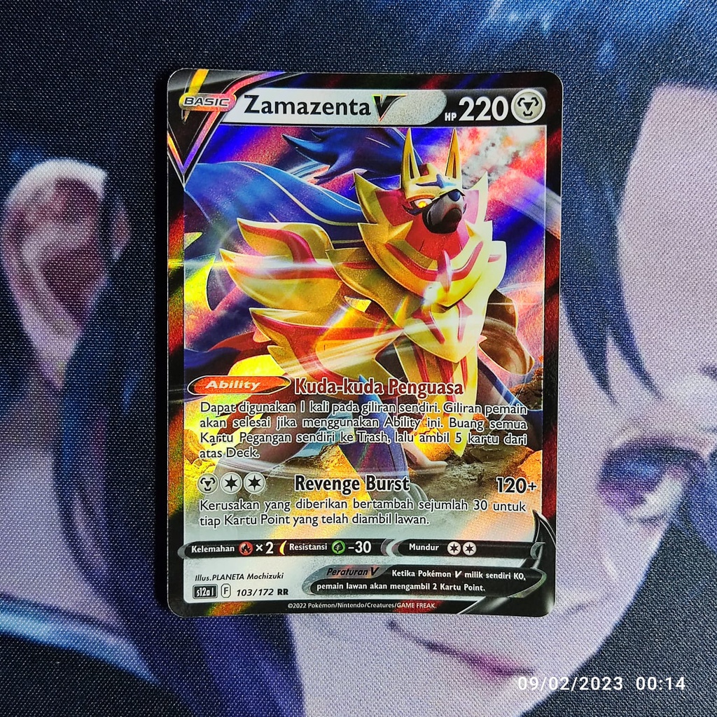 pokemon (ID) zamazenta v - S12a 103/172 - RR