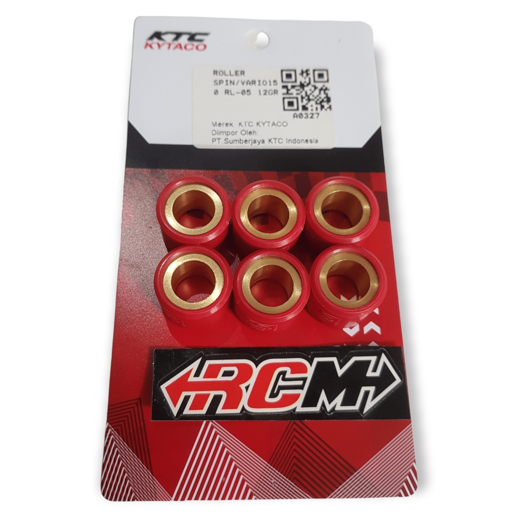 RL-05 ROLLER ROLER SET 6PCS VARIO 125 150 SPIN PCX DLL BERAT 11GR 11 GRAM 10 13 12GRAM ORIGINAL KTC KYTACO