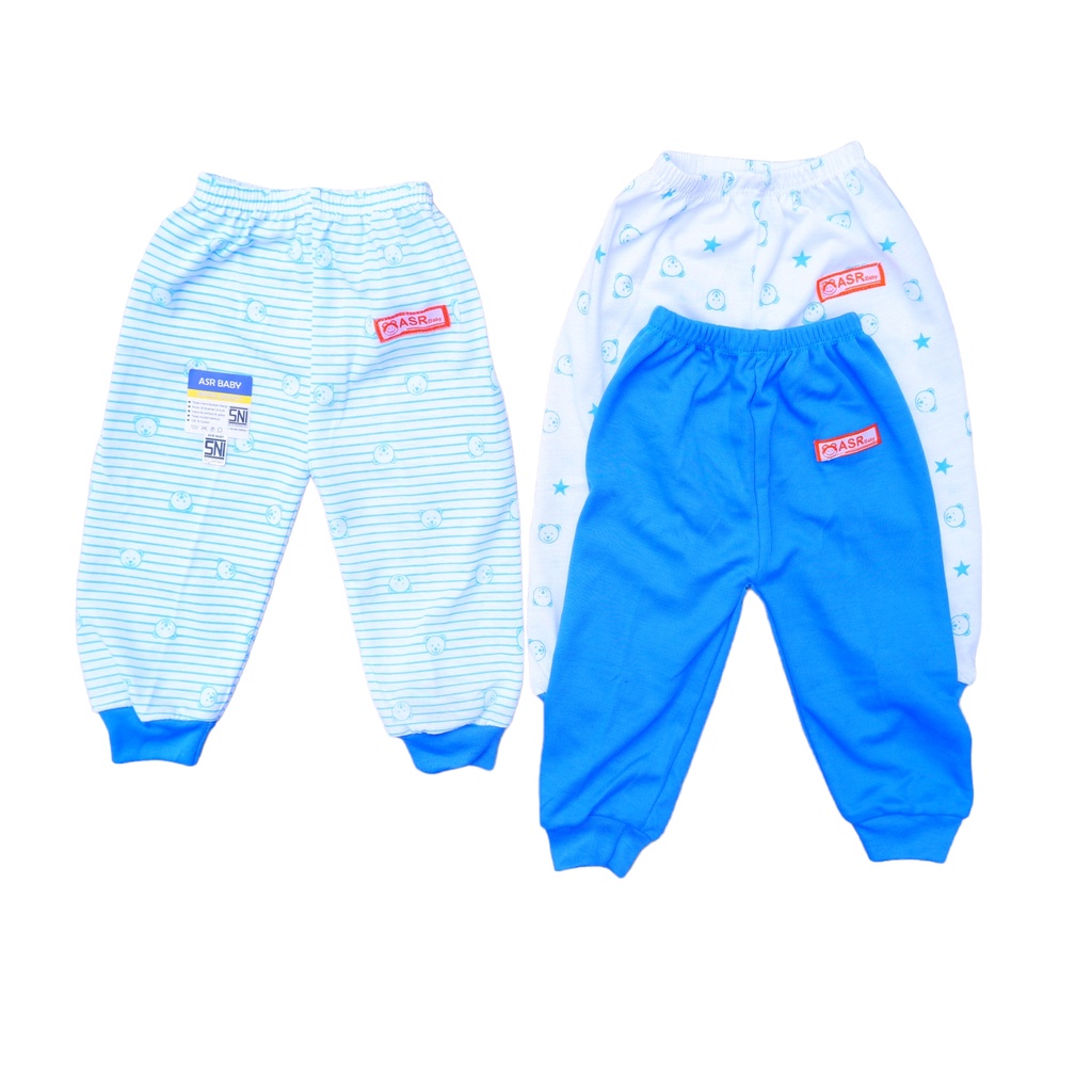 (CLN003) ISI 3PCS CELANA PANJANG BAYI