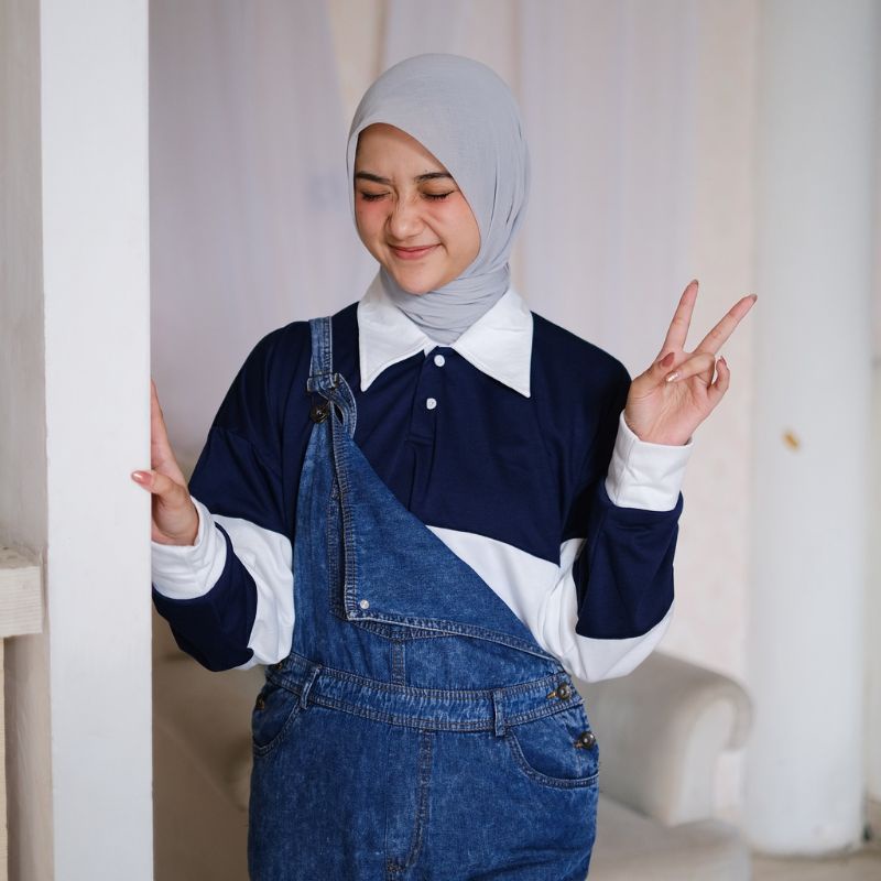 Kaos Wanita Hits Korea Longgar Oversize T-SHIRT