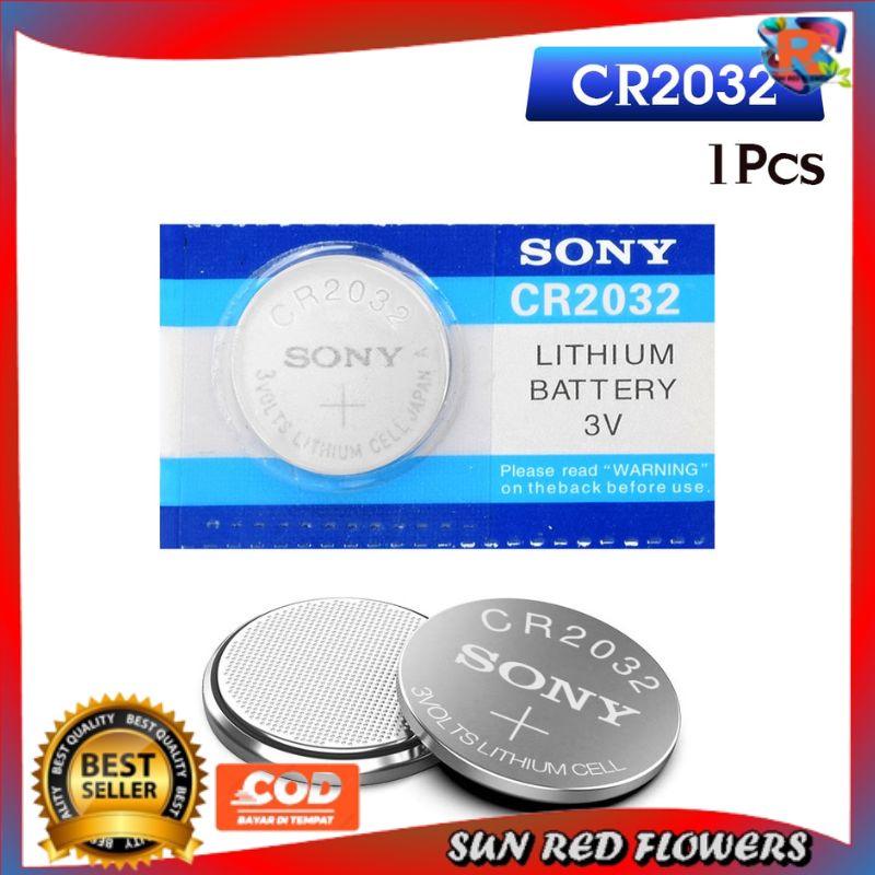 SRF - Baterai CMOS PC KOMPUTER Sony CR2032 C-mos CR-2032 ORI