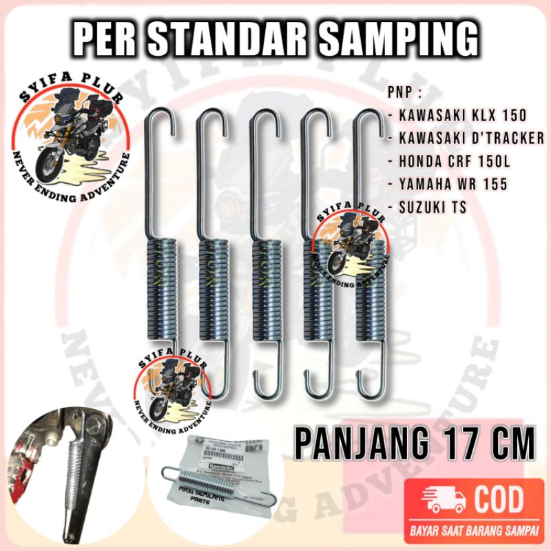 Per standar samping KLX CRF WR panjang 17cm