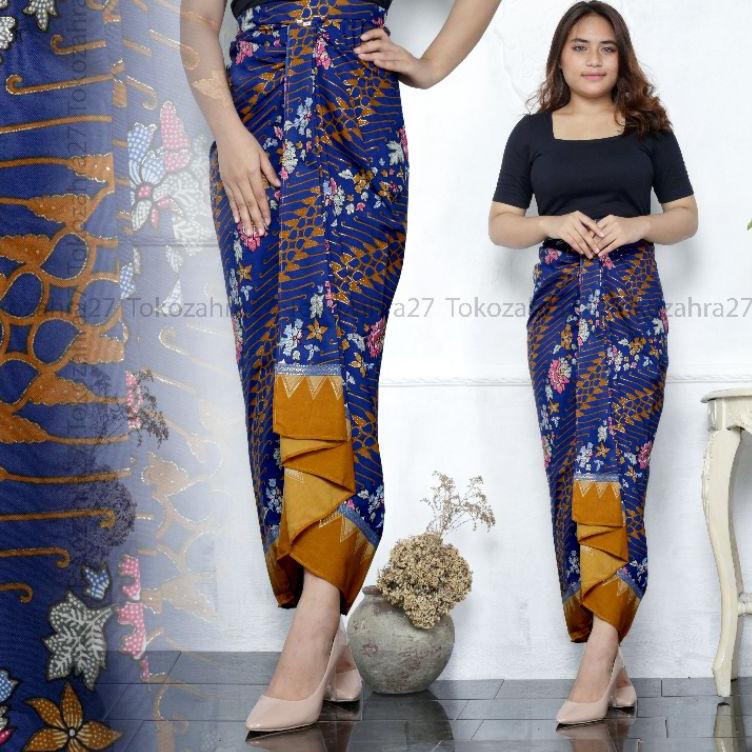 Menarik Rok Remple Batik Rok Lilit Instan Bawahan Kebaya Premium Jumbo