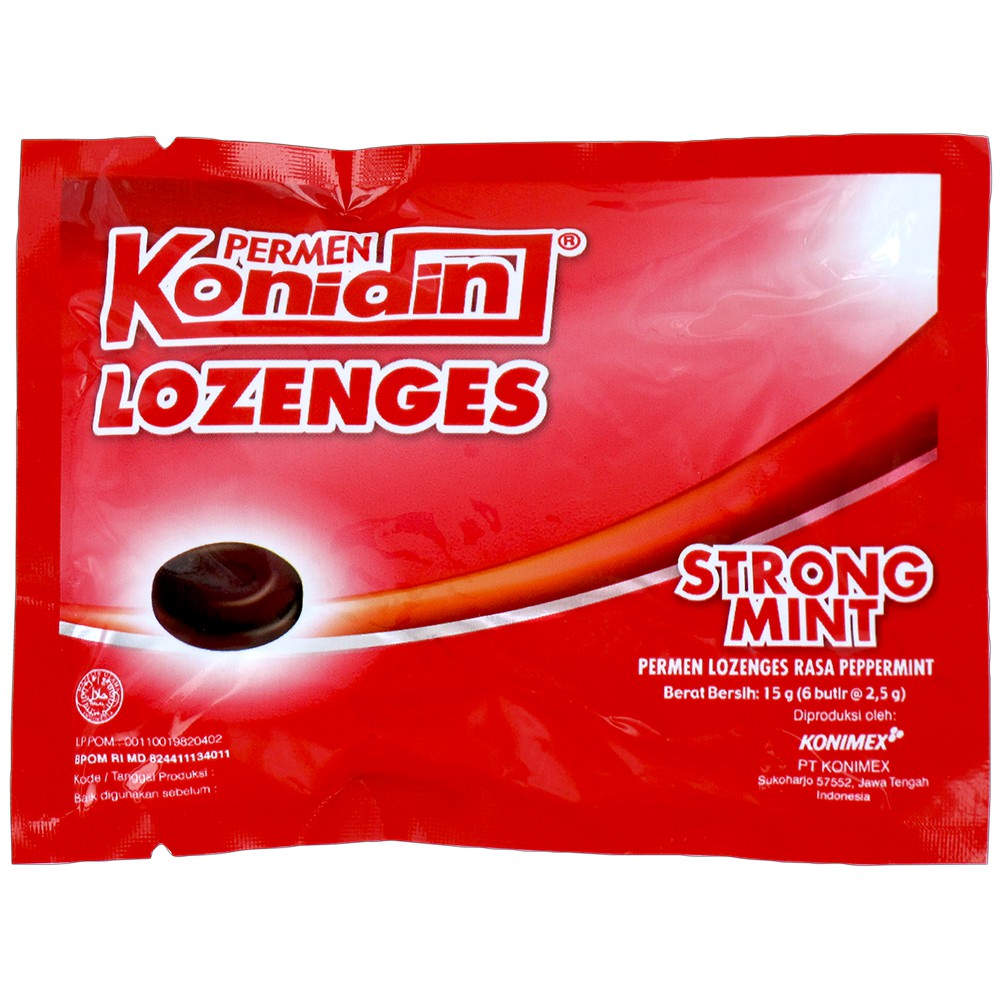 KONIDIN STRONGMINT LOZEN 6X15GR