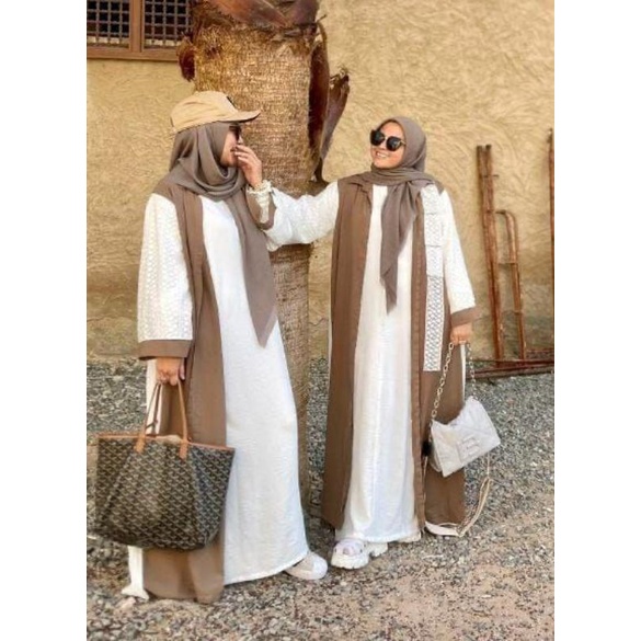 Ready Set Dress Outer Zolaqu New Original Matt Cotton Premium