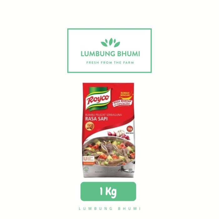 

Lumbung Bhumi - Royco Bumbu Kaldu Sapi 1 Kg ( Bumbu Instant )