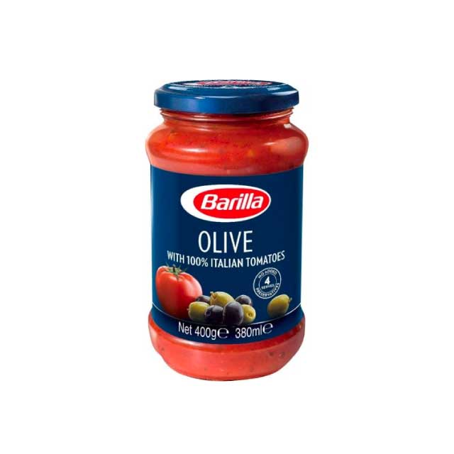 

BARILLA SUGO ALLE OLIVE 400 GR