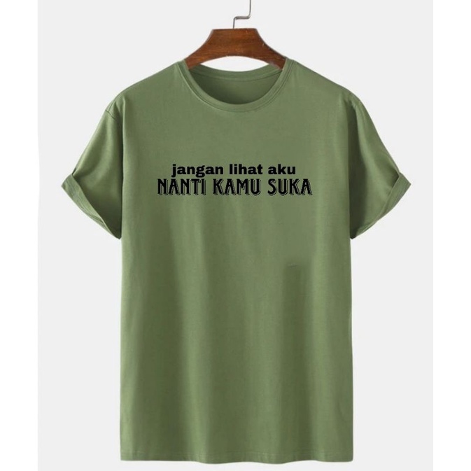 Kaos Pria Suka Baju Oblong Unisex Lengan Pendek Pakaian Atasan Dewasa Tshirt Cod
