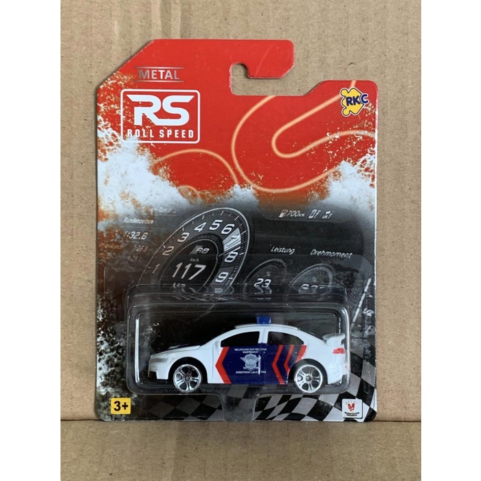 Diecast Diecast 1/64 Metal Rs Roll Speed Mobil Polisi Pjr Dan Sabhara