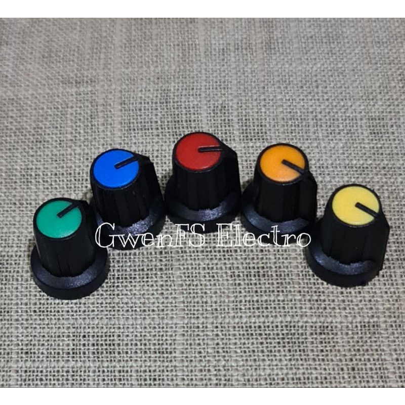 Knop Potensio Mixer warna warni Kenop Taiwan lebih Tebal dan pas