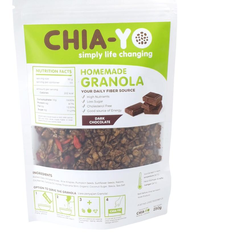 

➵ Chiayo Granola Dark Chocolate 250gr ☊