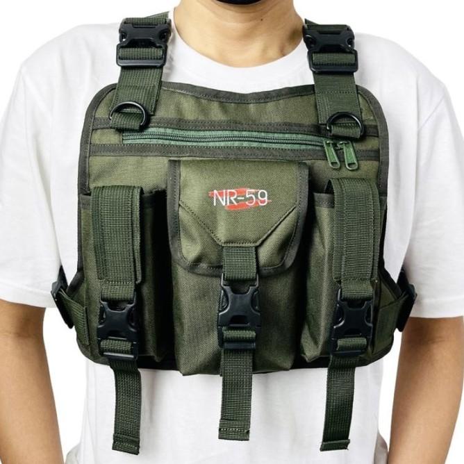 Tas Lapangan Pria Wanita Dada Rompi Tactical Nr59 Dada Dada Tactical