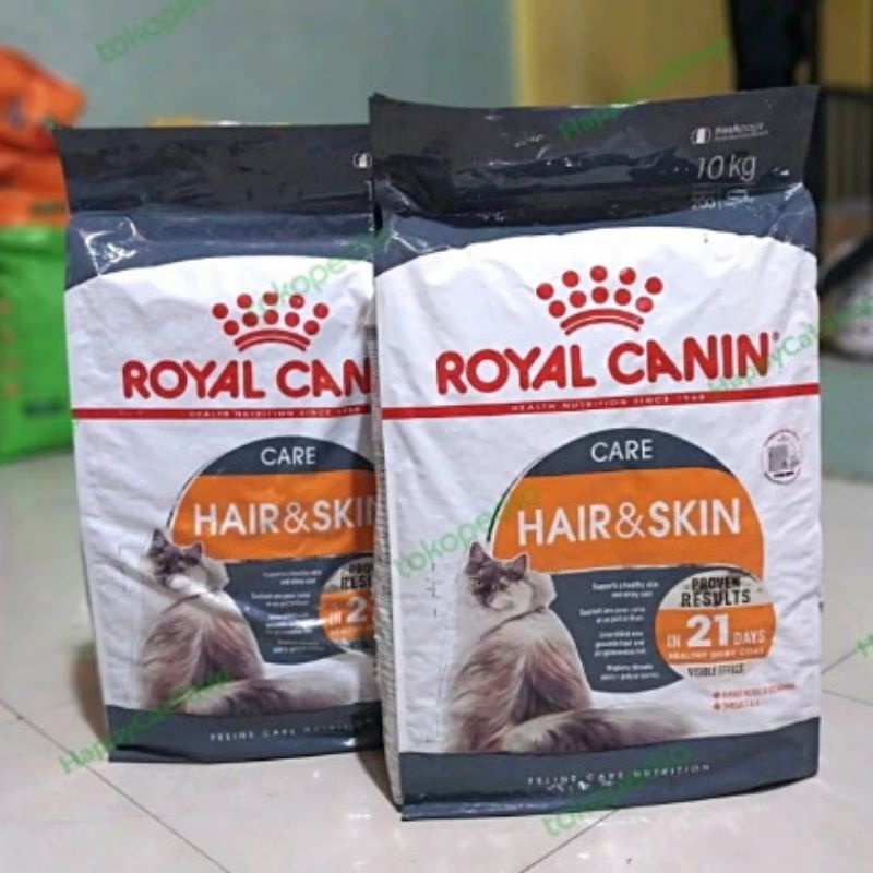 Cat Food Makanan Kucing Royal Canin Hair &amp; Skin 10 Kg hair n skin 10kg