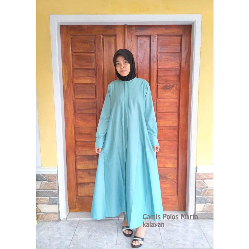 Gamis Marta  Polos Gamis Katun Toyobo gamis Baju Gamis