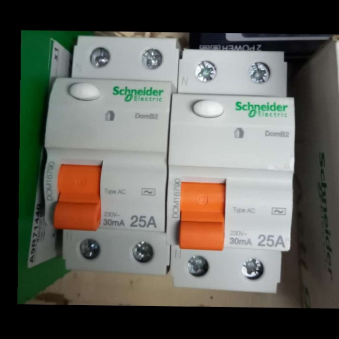 Terlaris Elcb 2Pole 30Ma Domae Schneider